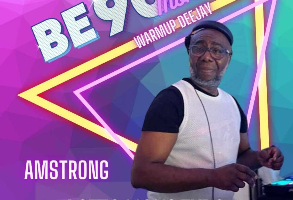 Amstrong DJ affiche LOTTO MONS EXPO BE90s